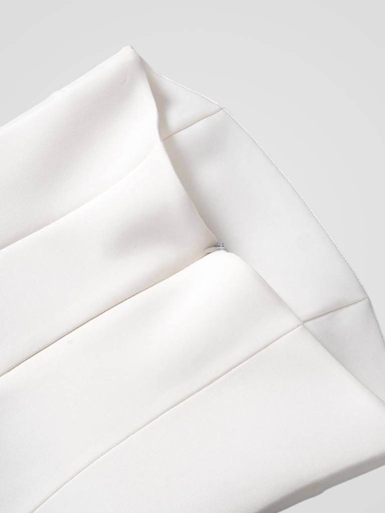 LUXURY STRAPLESS MINI KLEID