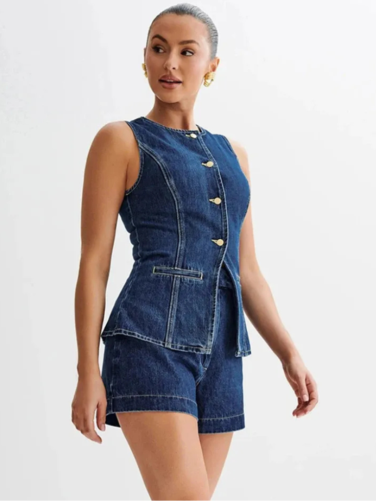 VESPER DENIM CO-ORD