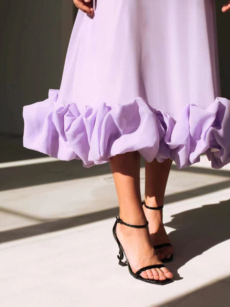 VIVIENNE RUFFLE DRESS