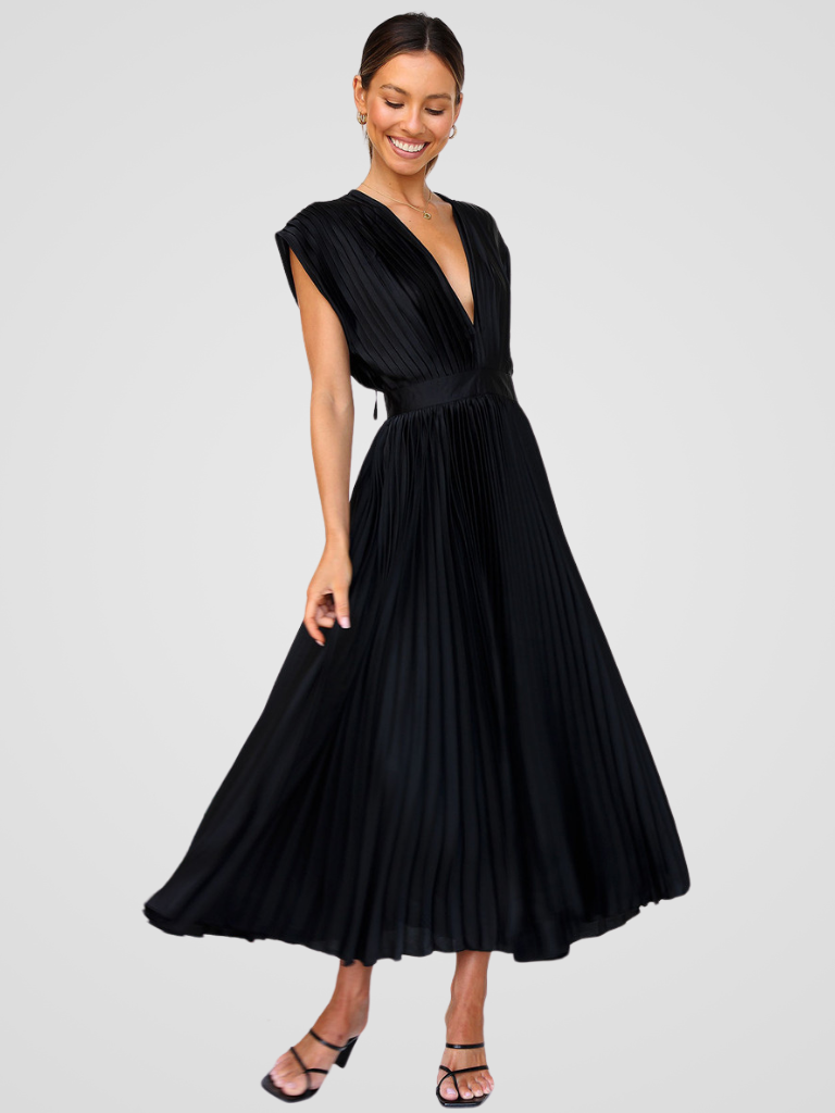 AMAYA PLEATED MIDI