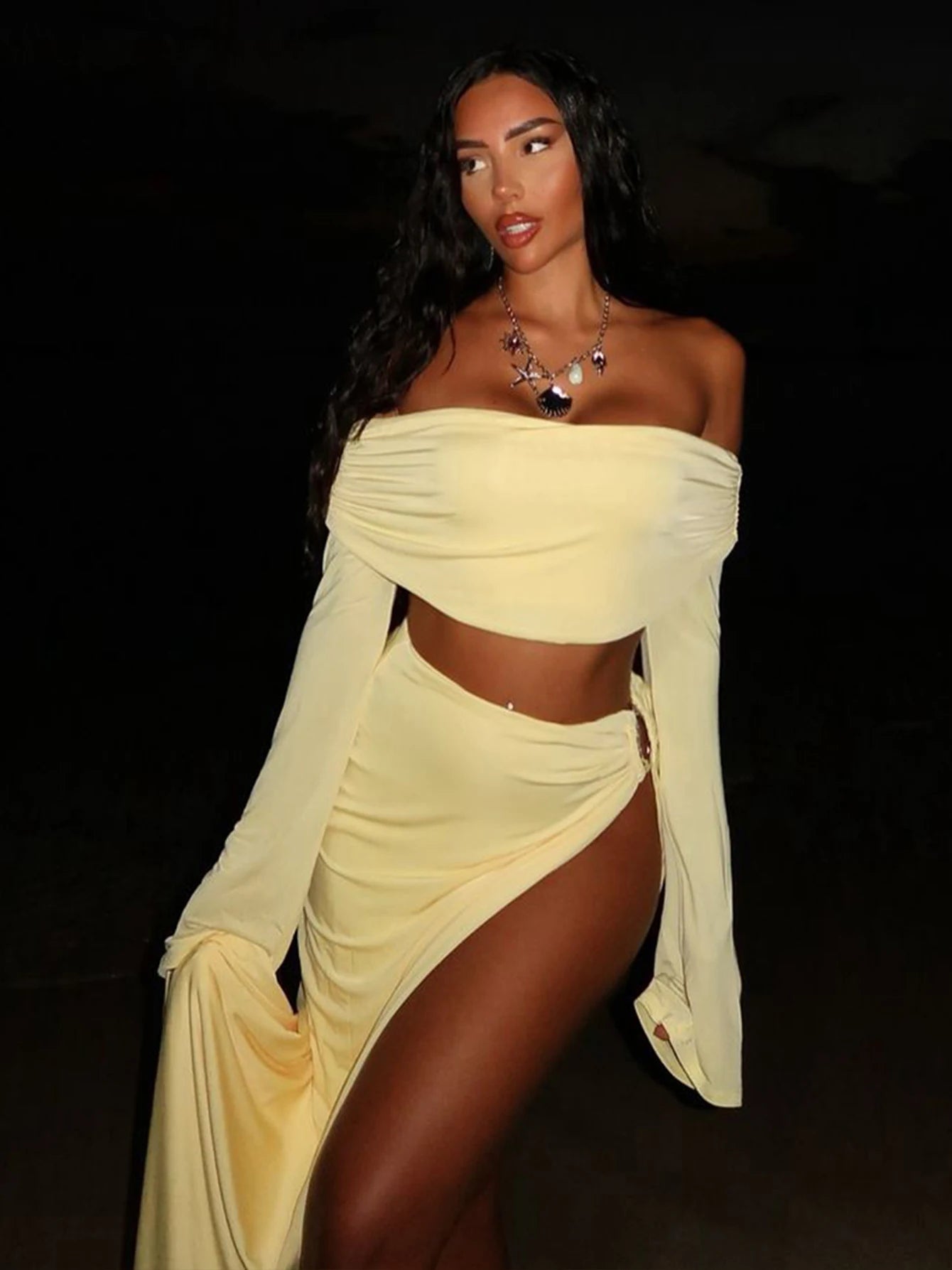 CELINA OFF-SHOULDER SET