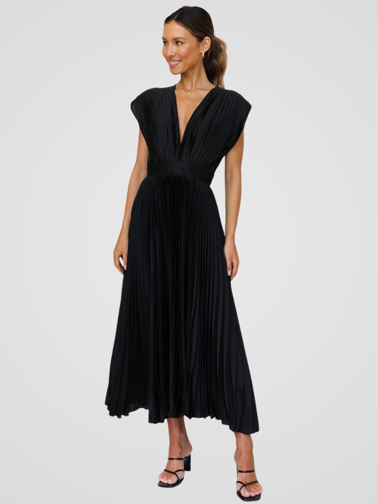 AMAYA PLEATED MIDI