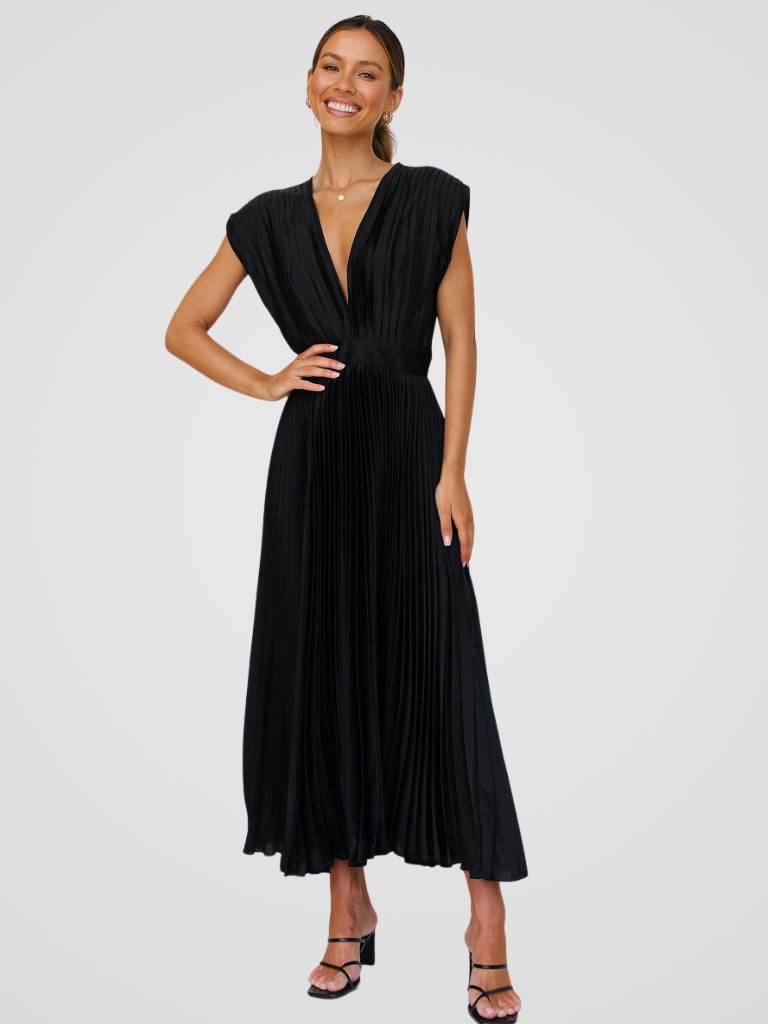 AMAYA PLEATED MIDI