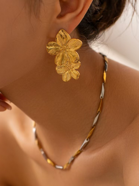 FLEUR DORÉE OHRRINGE